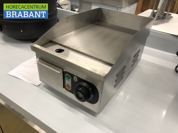 RVS Grillplaat Bakplaat compact 25 cm 230V Horeca - Afbeelding 2