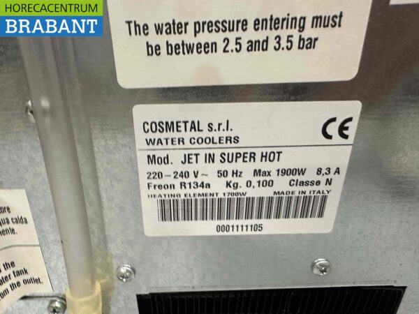 Cosmetal Jet in super hot Waterkoeler met heet waterfunctie - Afbeelding 5