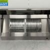 RVS Afzuigkap Dampkap Premium-line motor 1500 kuub schuin model 160 cm 230V Horeca