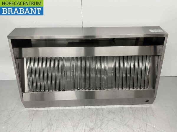 RVS Afzuigkap Dampkap Premium-line Motor 2000 kuub Schuin Model 180 cm 230V Horeca - Afbeelding 2