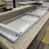 RVS Wandschap schap 180 x 40 cm Horeca - Afbeelding 3