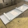 RVS Wandschap schap 160 x 40 cm Horeca - Afbeelding 3