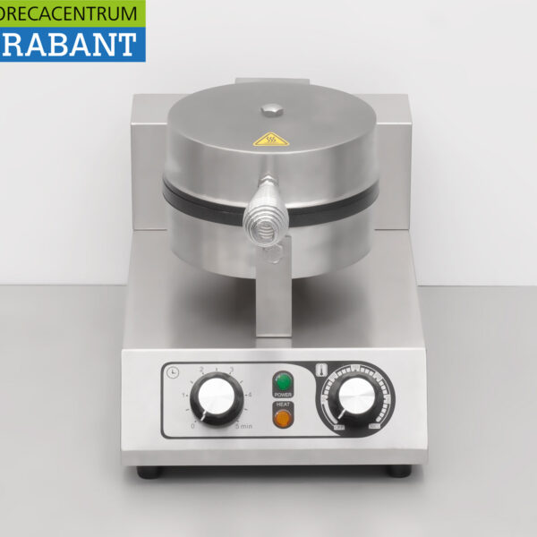 HCB RVS Wafelijzer met timer 230V Horeca
