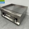 RVS Grillplaat Bakplaat 1/2 Geribbelde bakplaat 60 cm 400V Horeca - Afbeelding 2