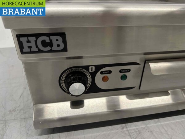 RVS Grillplaat Bakplaat 1/2 Geribbelde bakplaat 60 cm 400V Horeca - Afbeelding 5