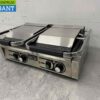 RVS Dubbele Contactgrill Paninigrill Grill Glad 230V Horeca - Afbeelding 2