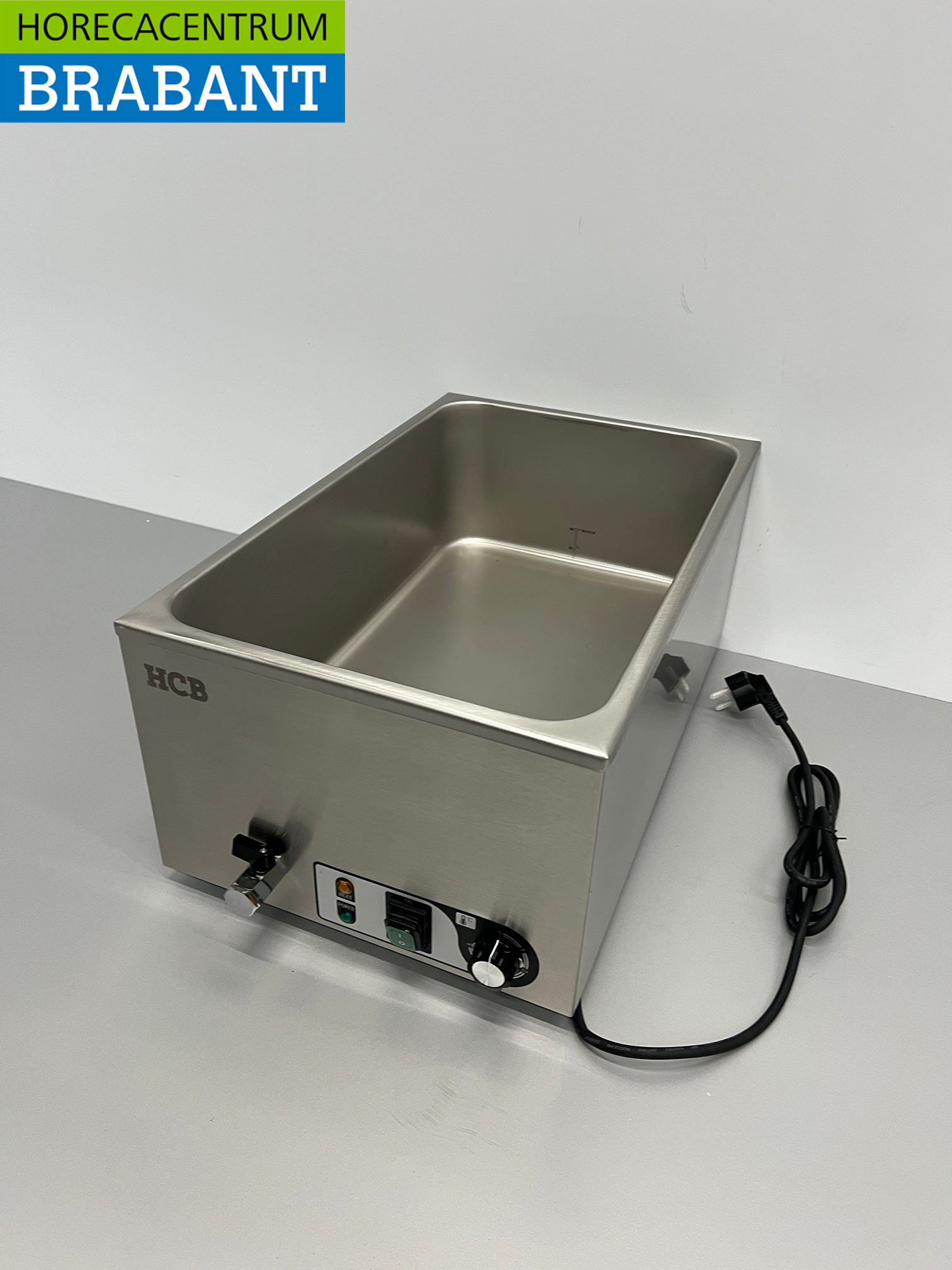 RVS HCB Bain marie 1/1 GN 230V Horeca - Afbeelding 2