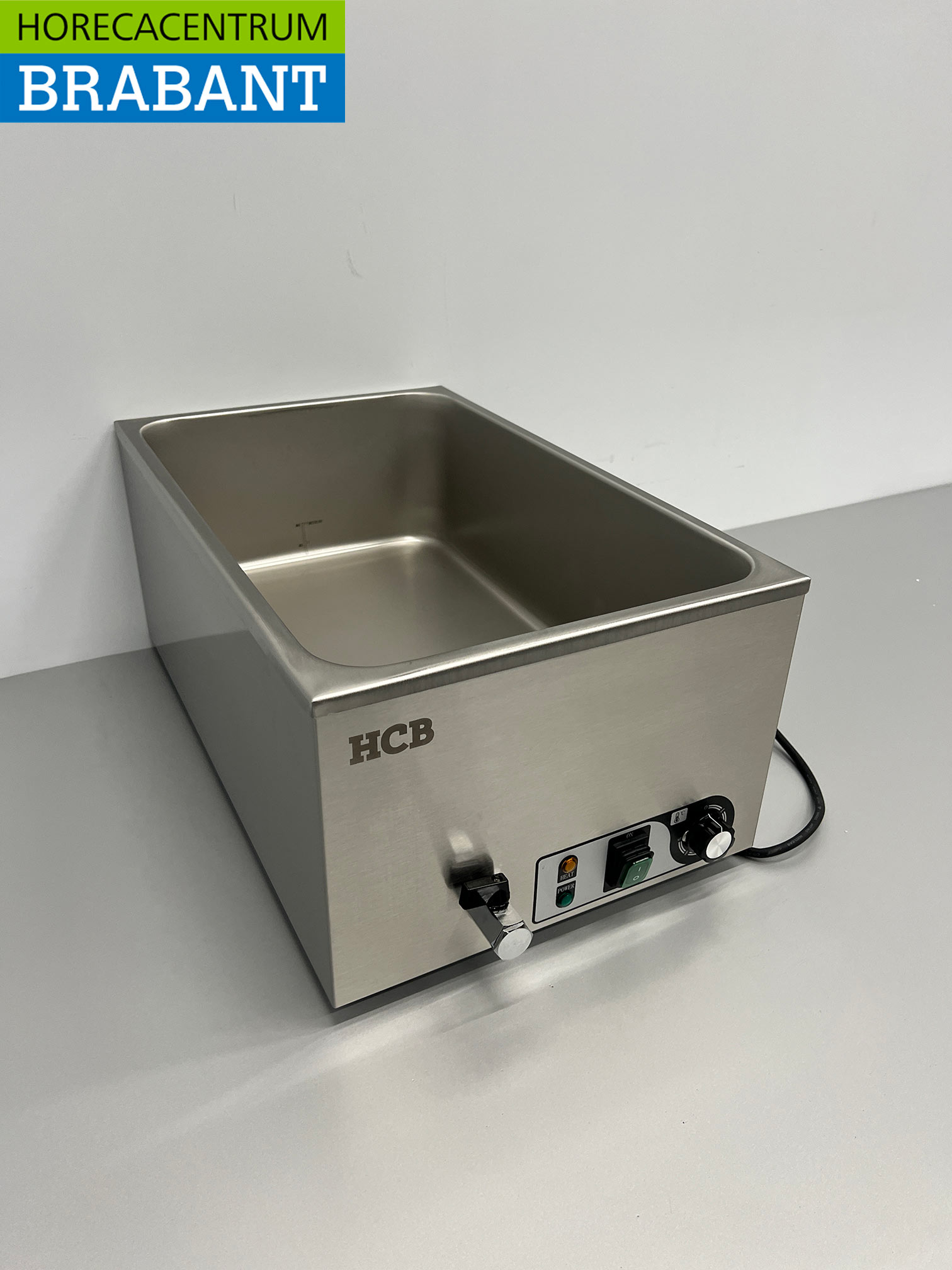 RVS HCB Bain marie 1/1 GN 230V Horeca - Afbeelding 3