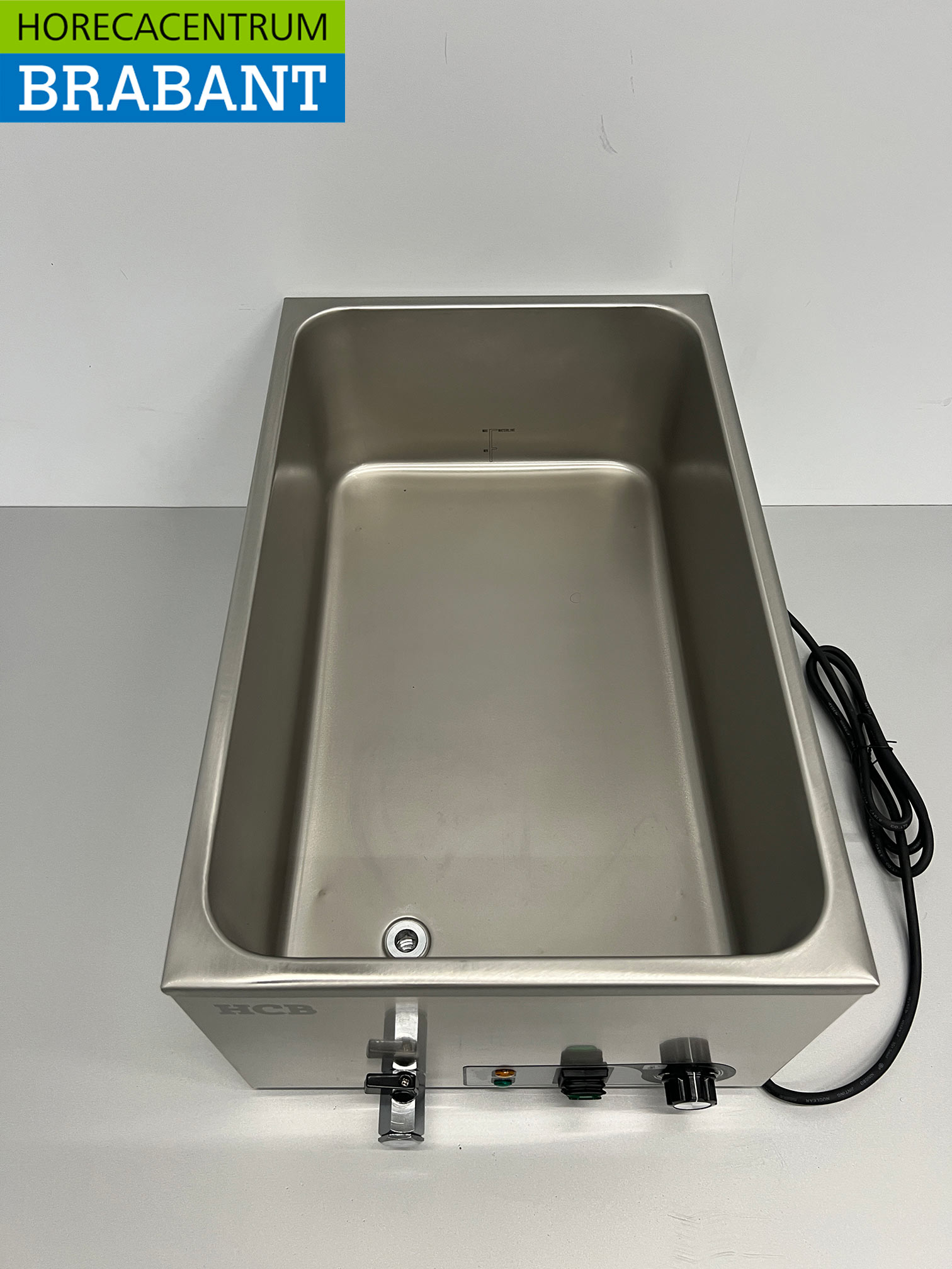 RVS HCB Bain marie 1/1 GN 230V Horeca - Afbeelding 4