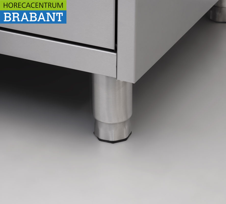 HCB RVS Werkkast Kast Werktafel Afvalbak en 3 laden 100 cm Premium-line Horeca - Afbeelding 6