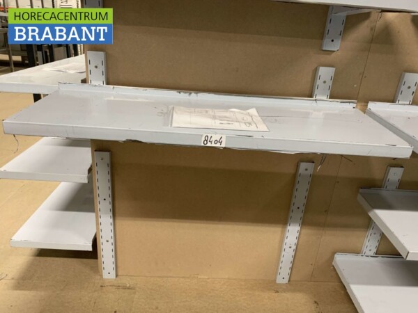 RVS Wandschap schap 120 x 40 cm Horeca