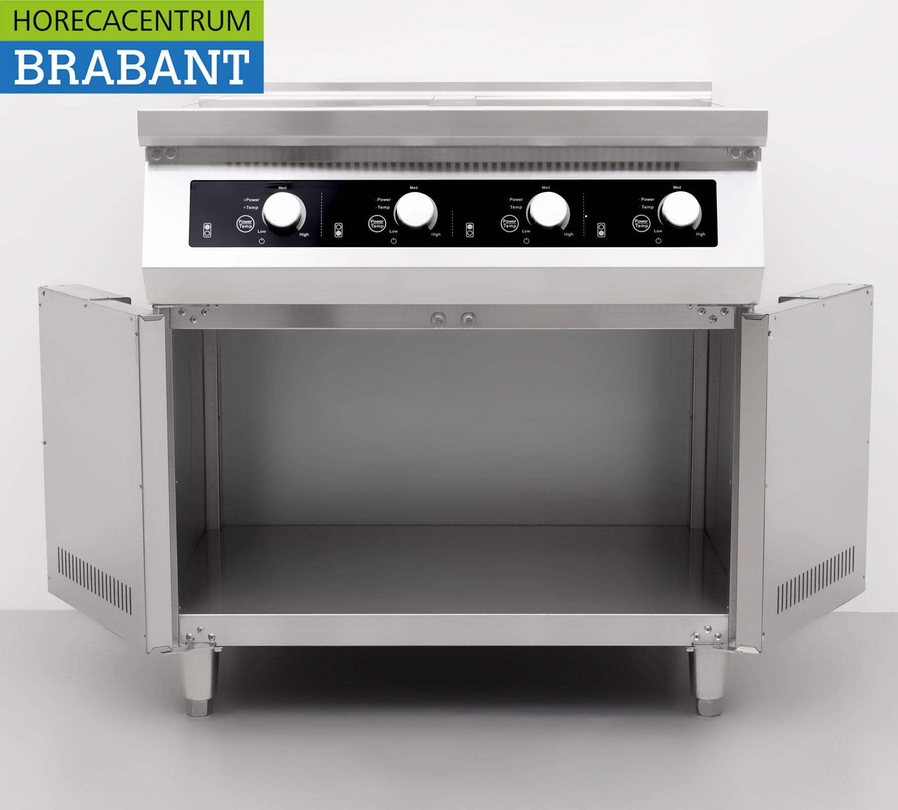 HCB RVS Inductie fornuis kookplaat 4 pitten 17 kW 400V 80 cm Horeca - Afbeelding 6