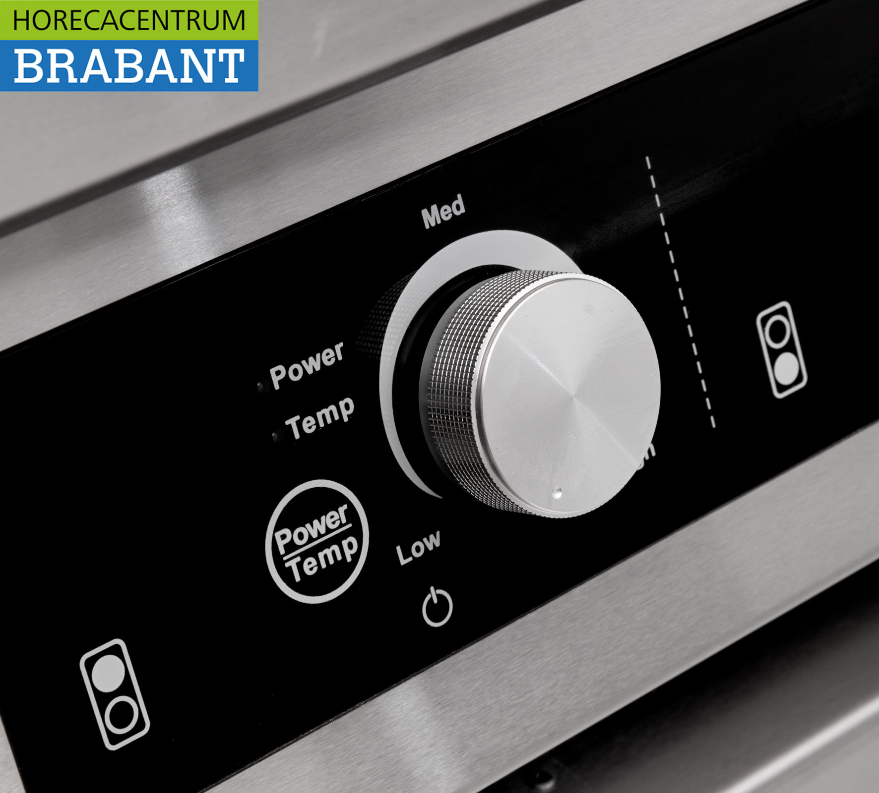 HCB RVS Inductie fornuis kookplaat 4 pitten 17 kW 400V 80 cm Horeca - Afbeelding 7