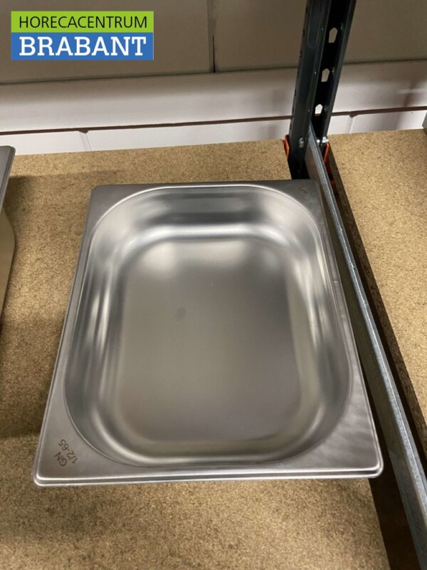 RVS HCB Gastronorm bak GN bak 1/2 Diepte 65 mm Horeca - Afbeelding 2