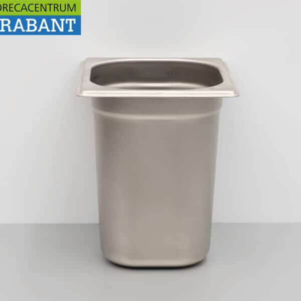 HCB RVS Gastronorm bak GN bak 1/6 Diepte 200 mm Horeca
