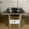 RVS Gastronorm bak GN bak 1/6 Diepte 150 mm Horeca
