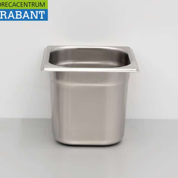 HCB RVS Gastronorm bak GN bak 1/6 Diepte 150 mm Horeca