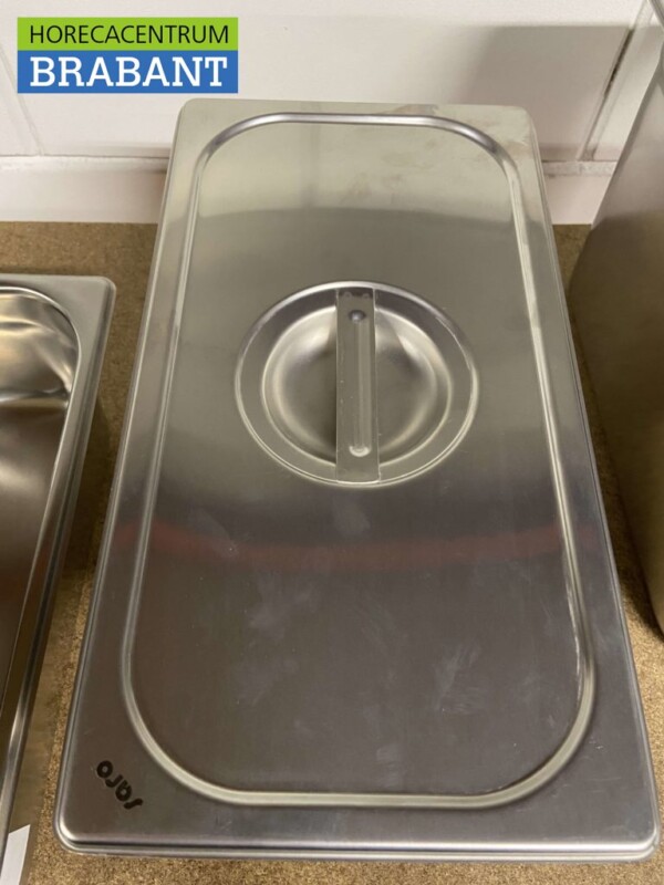 RVS Gastronorm deksel 1/3 GN Horeca