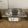 RVS Gastronorm bak GN bak 1/6 Diepte 65 mm Horeca