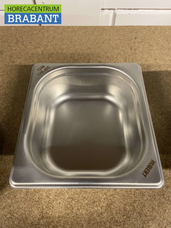 RVS Gastronorm bak GN bak 1/6 Diepte 65 mm Horeca - Afbeelding 2