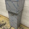 RVS Verrijdbare Prullenbak Afvalbak Vuilnisbak Premium-line Duwdeksel 130 liter Horeca - Afbeelding 2