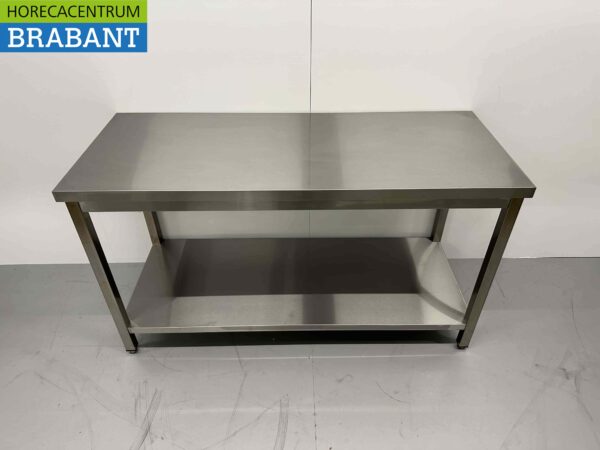 RVS Werktafel Tafel Premium-line 150 x 60 x 85 cm Horeca - Afbeelding 2