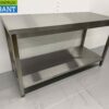 RVS Werktafel Tafel Premium-line 150 x 60 x 85 cm Horeca - Afbeelding 3