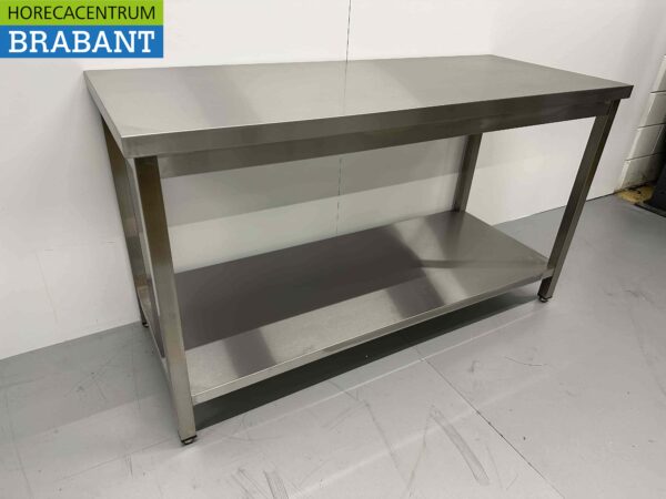 RVS Werktafel Tafel Premium-line 150 x 60 x 85 cm Horeca - Afbeelding 3