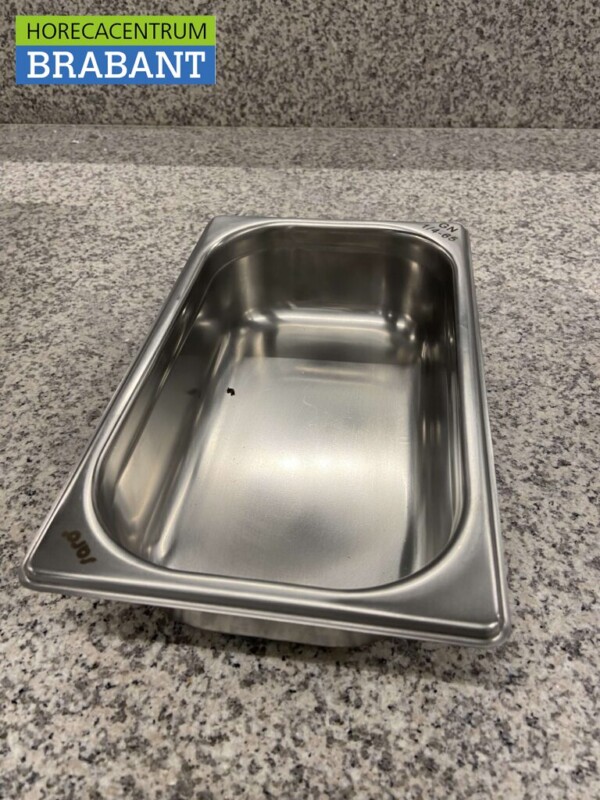 RVS Gastronorm bak GN bak 1/4 Diepte 65 mm Horeca
