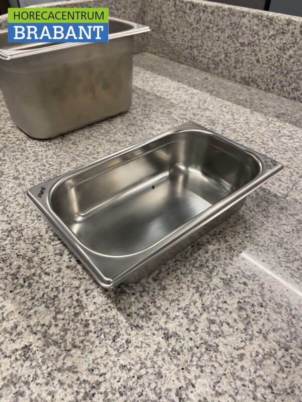 RVS Gastronorm bak GN bak 1/4 Diepte 65 mm Horeca - Afbeelding 2