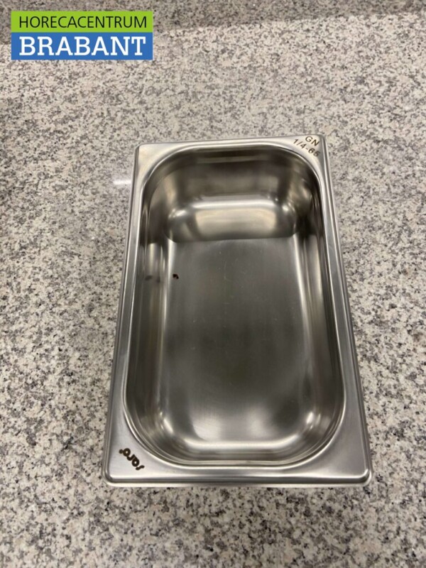 RVS Gastronorm bak GN bak 1/4 Diepte 65 mm Horeca - Afbeelding 3