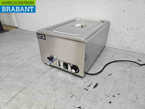 HCB RVS Bain marie 1/1 GN 230V Horeca - Afbeelding 2