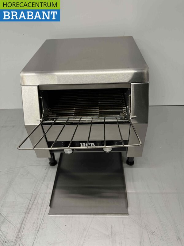 RVS Doorloop toaster Broodrooster Conveyor oven 300 stuks 230V Horeca