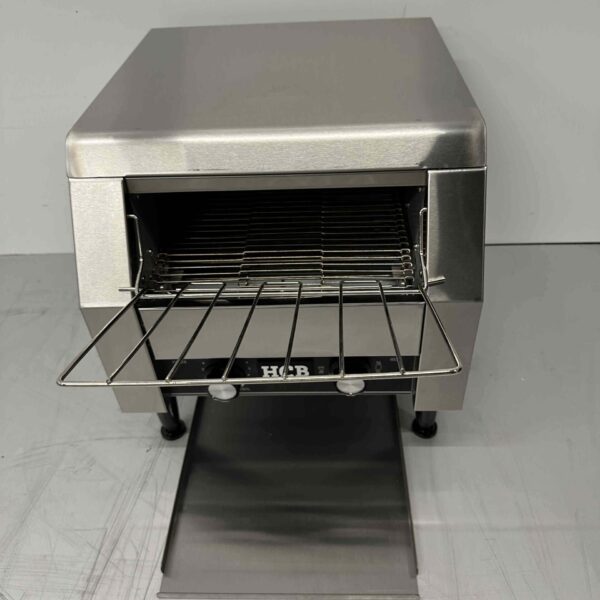 RVS Doorloop toaster Broodrooster Conveyor oven 300 stuks 230V Horeca