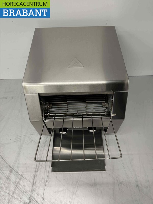 RVS Doorloop toaster Broodrooster Conveyor oven 300 stuks 230V Horeca - Afbeelding 2