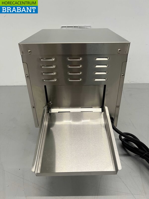 RVS Doorloop toaster Broodrooster Conveyor oven 150 stuks 230V Horeca - Afbeelding 8