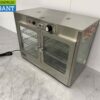 RVS Warmhoudvitrine Warmtevitrine 66,5 cm 230V Horeca - Afbeelding 2