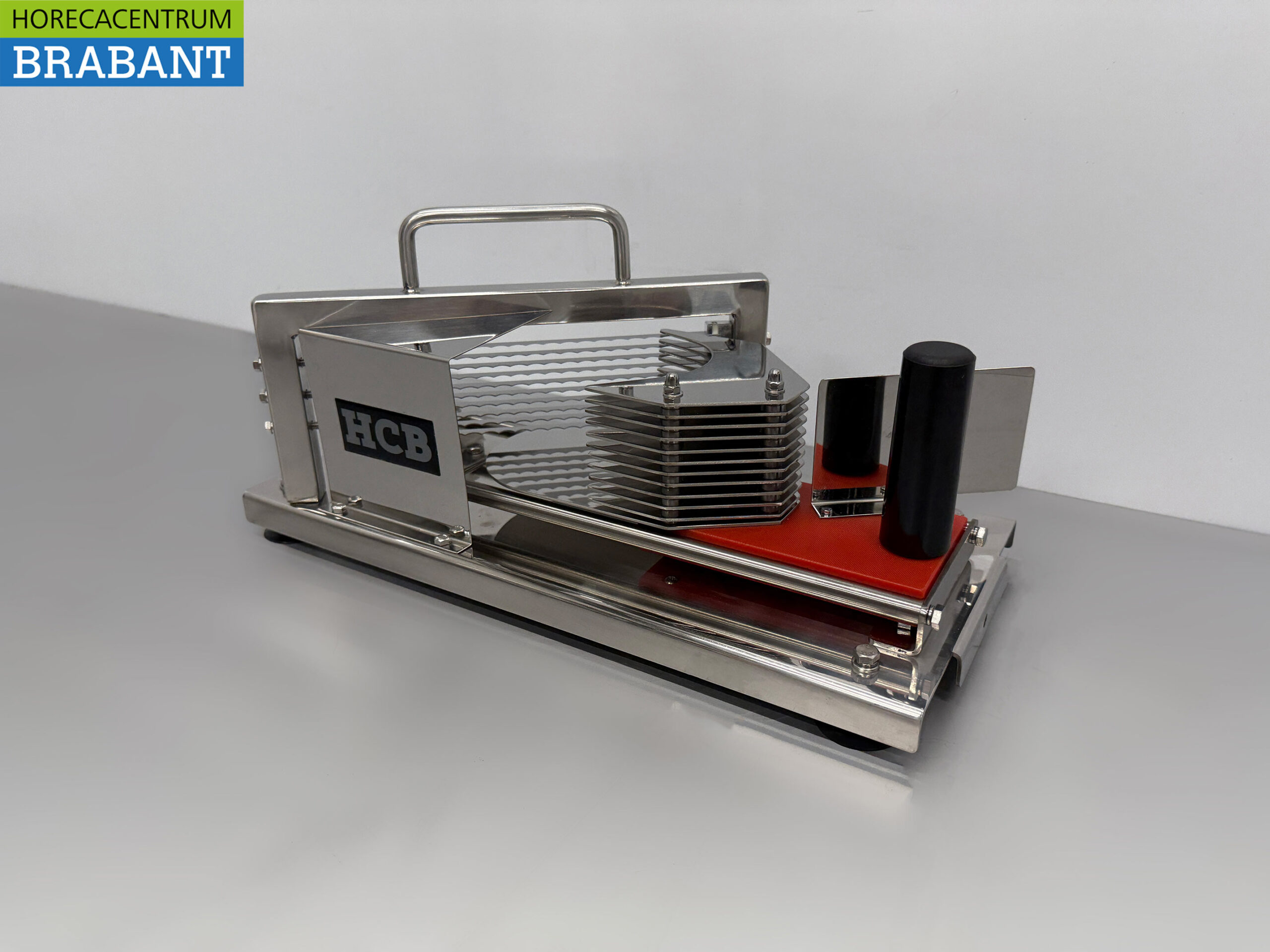 RVS Tomatensnijder Fruitsnijder 4 mm Horeca - Afbeelding 2