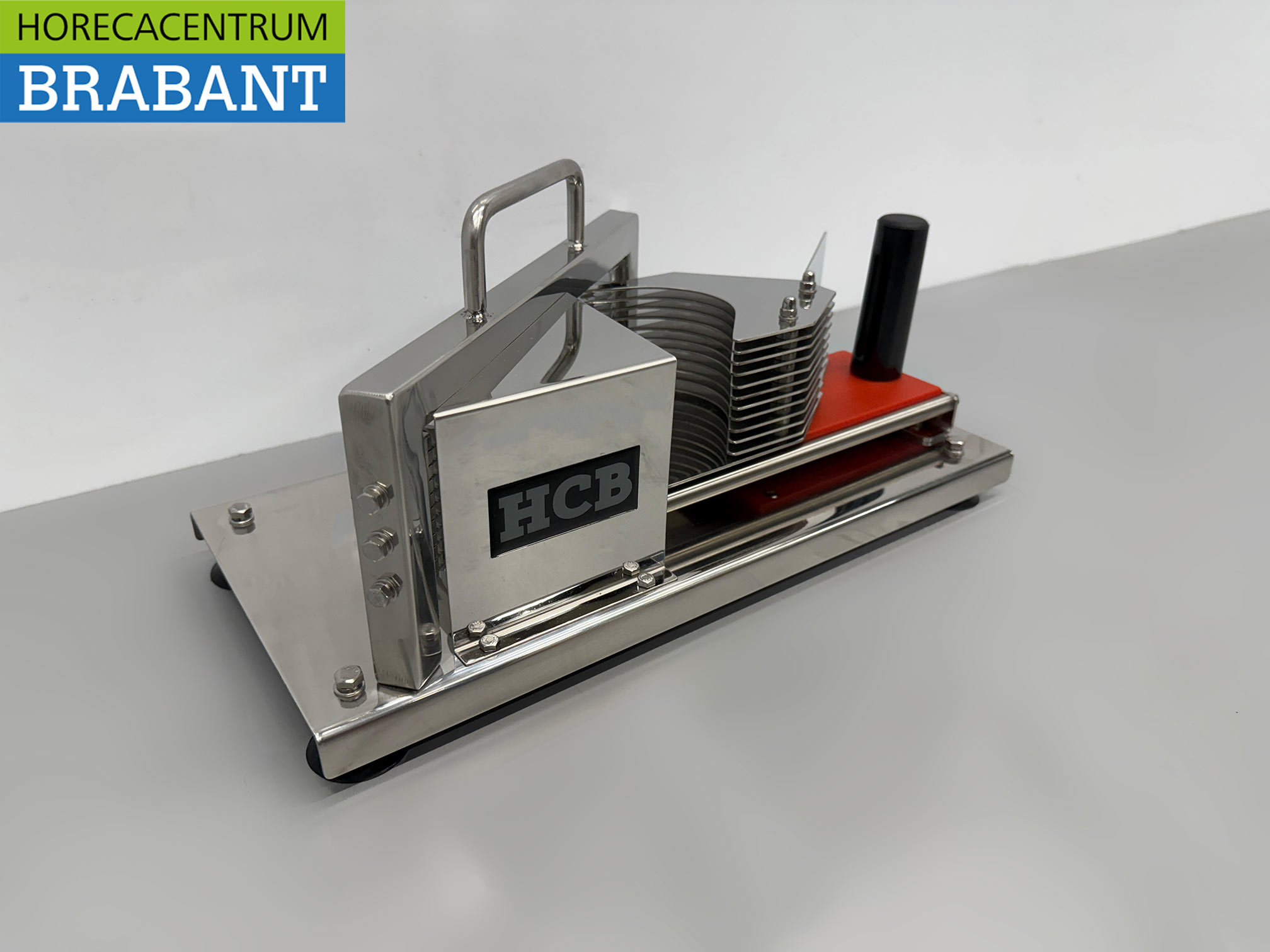 RVS Tomatensnijder Fruitsnijder 4 mm Horeca - Afbeelding 3