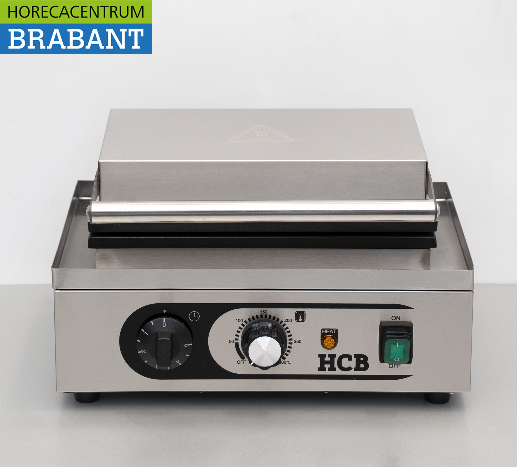 HCB RVS Wafelijzer Luikse wafels 230V Horeca - Afbeelding 2