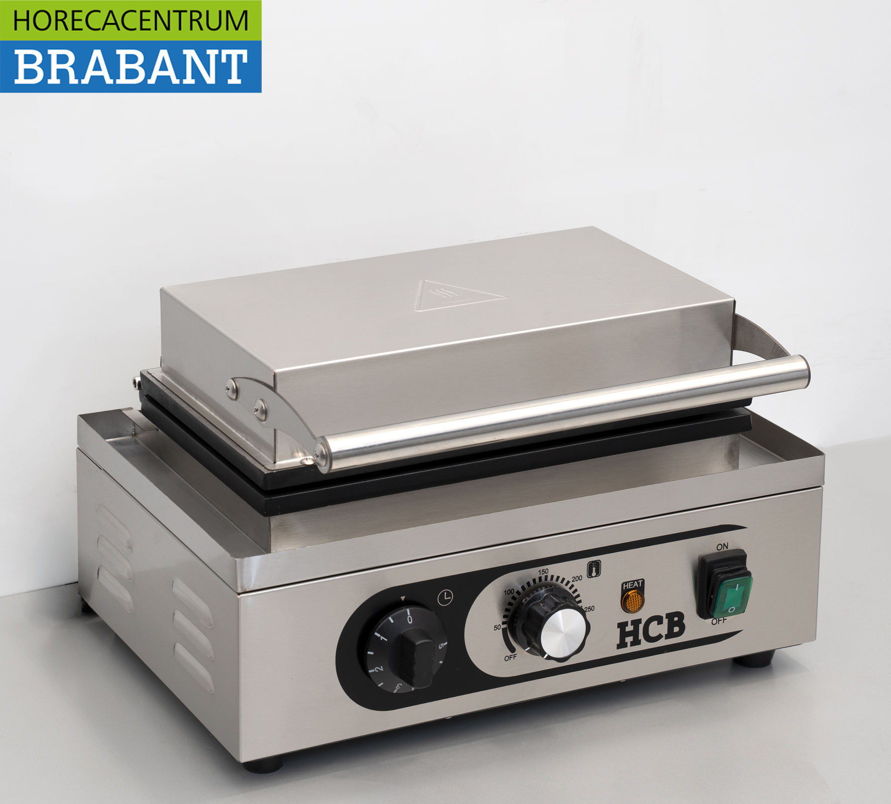 HCB RVS Wafelijzer Luikse wafels 230V Horeca - Afbeelding 4
