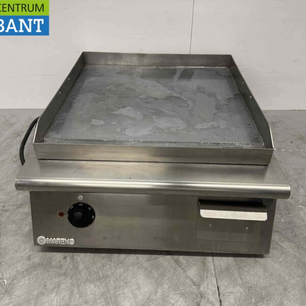 RVS Mareno Gladde bakplaat grillplaat 60 cm 400V Horeca