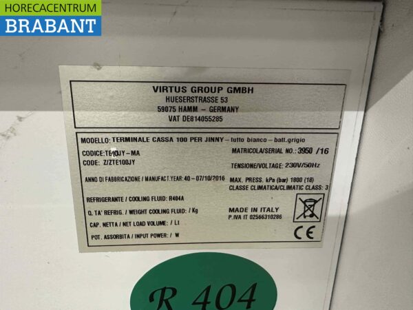Virtus kassaunit Kassa sectie 100 cm Horeca - Afbeelding 7