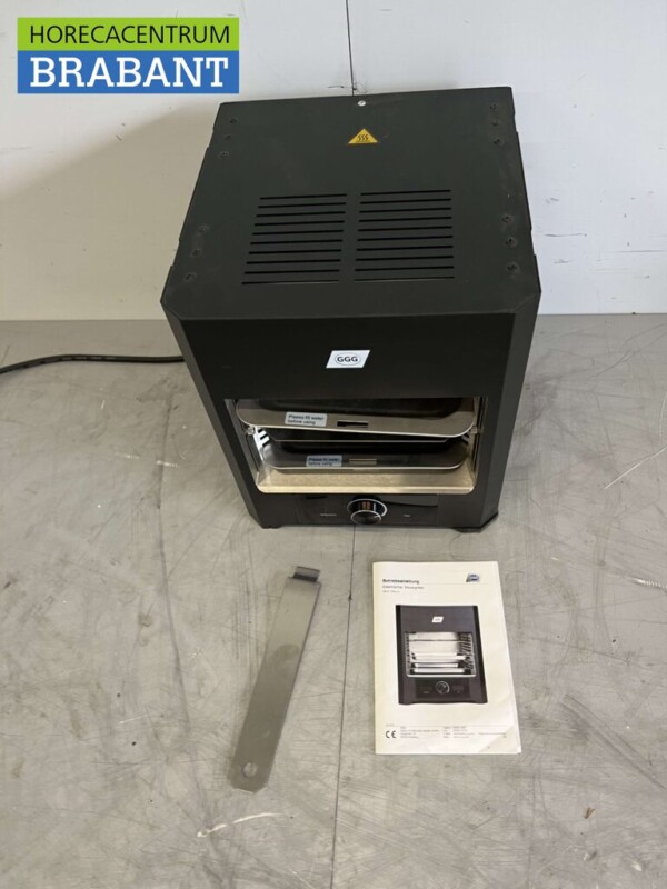 RVS GGG Steaker Steak grill Hoge temperatuuroven 850 graden 2 kW 230V Horeca - Afbeelding 4