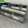 RVS Afzuigkap Dampkap Premium-line Motor 2000 kuub Schuin model 200 cm 230V Horeca - Afbeelding 2