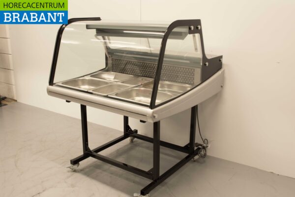 Verrijdbare koelvitrine Gekoelde vitrine 175 liter 230V Horeca - Afbeelding 2