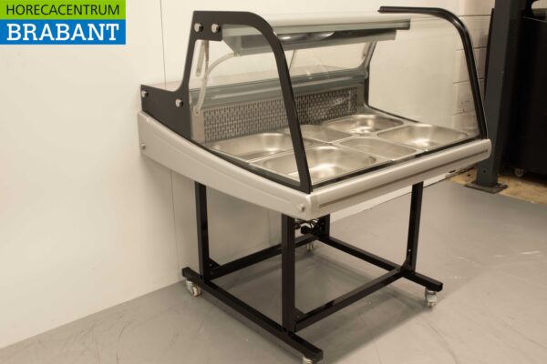 Verrijdbare koelvitrine Gekoelde vitrine 175 liter 230V Horeca - Afbeelding 3