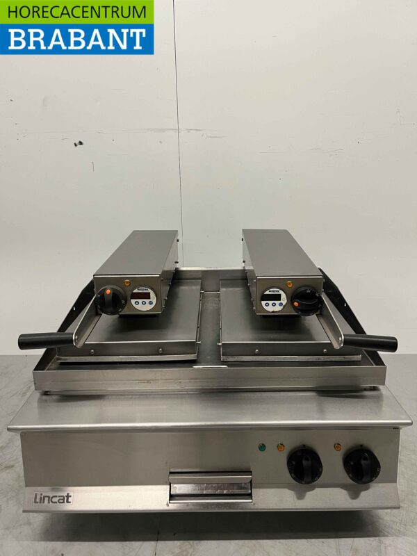 RVS Lincat Clam Grill Hamburgergrill Grillplaat 80 cm 17,2kW 400V Horeca