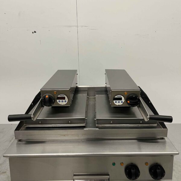 RVS Lincat Clam Grill Hamburgergrill Grillplaat 80 cm 17,2kW 400V Horeca
