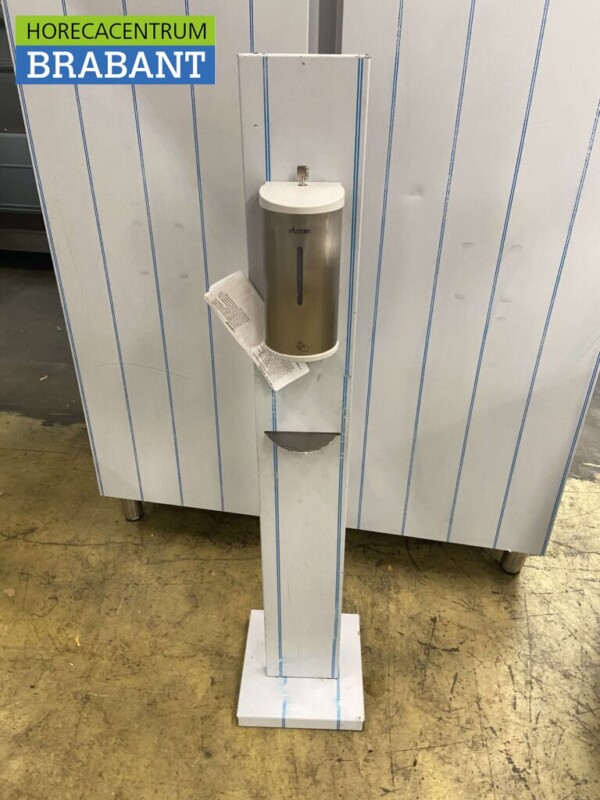 RVS Desinfectiezuil met contactloze Dispenser Sensor Horeca Winkel